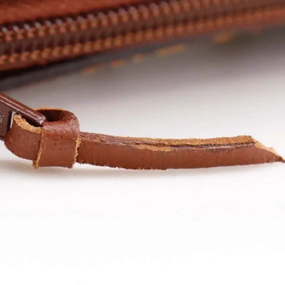 LOUIS VUITTON Authentic Brown Monogram Canvas Dauphine Shoulder Bag